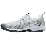 Asics Padelschoen Sonicsmash FF Heren Wit Grijs Links
