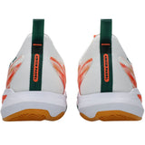 Asics Padelschoen Sonicsmash FF Heren Wit Oranje Achterkant