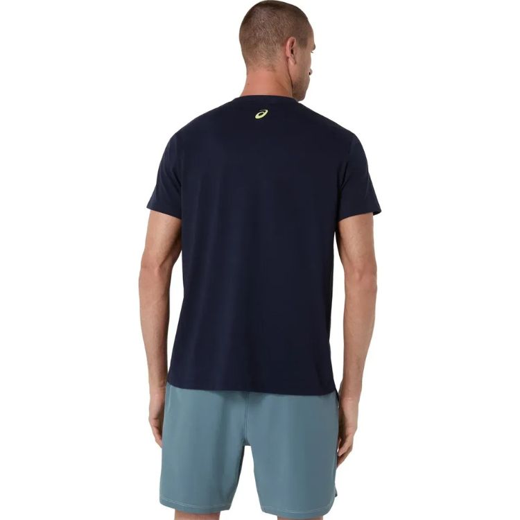 Asics T-Shirt Seasonal Graphic Tee Heren Navy