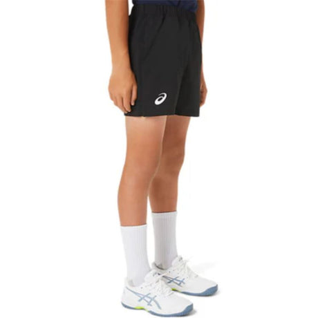 Asics Short Tennis Boys Junior Zwart