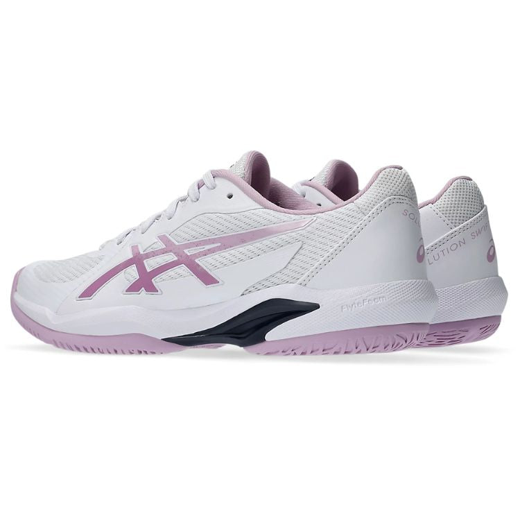 Asics Tennisschoen Solution Swift FF Clay Dames Wit Roze