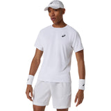 Asics T-Shirt Match SS Top Heren Wit Voor