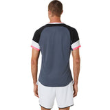 Asics T-Shirt Match SS Top Herren Schwarz Grau Weiß