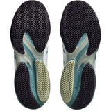 Asics Tennisschoen Court FF 3 Clay Heren Wit Groen Onderkant