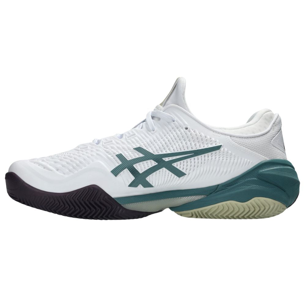 Asics Tennisschoen Court FF 3 Clay Heren Wit Groen