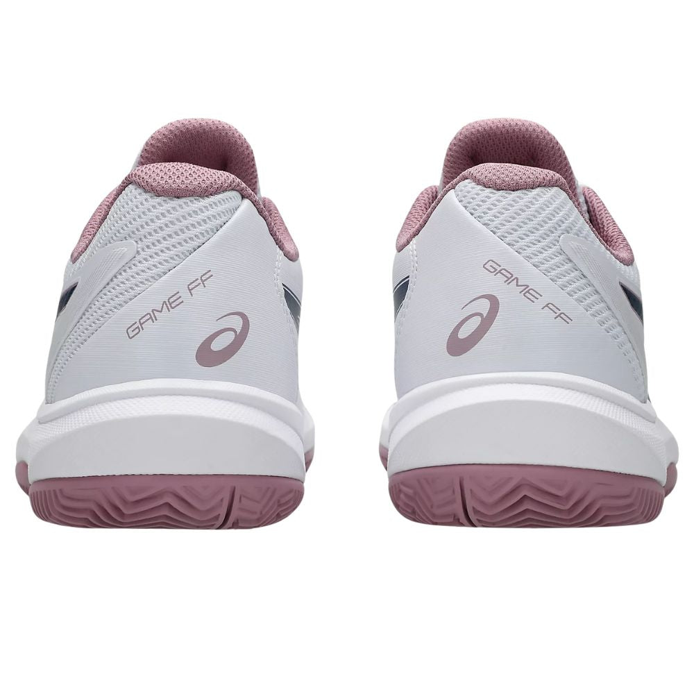 Asics Tennisschoen Game FF Clay  OC Dames Wit Roze Achterkant