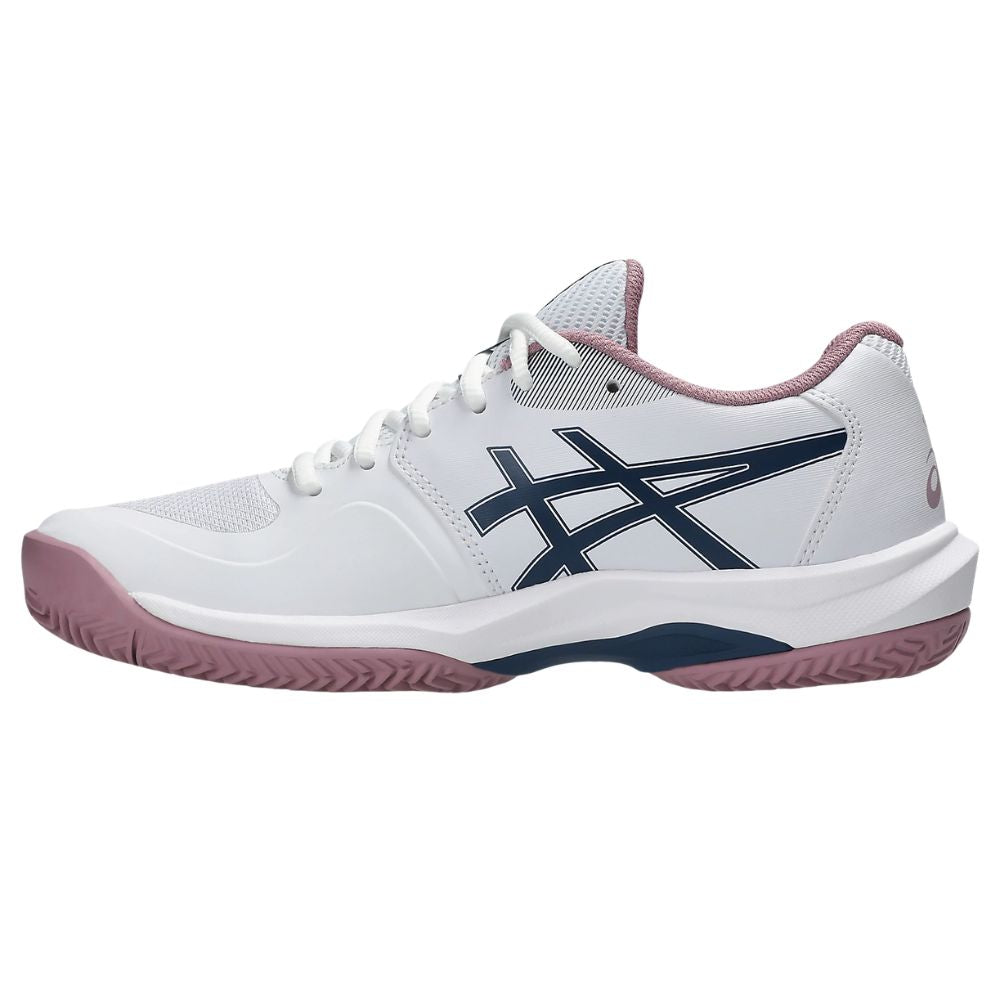 Asics Tennisschoen Game FF Clay  OC Dames Wit Roze Links
