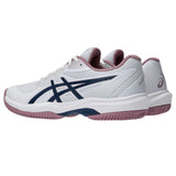 Asics Tennisschoen Game FF Clay  OC Dames Wit Roze Zijkant
