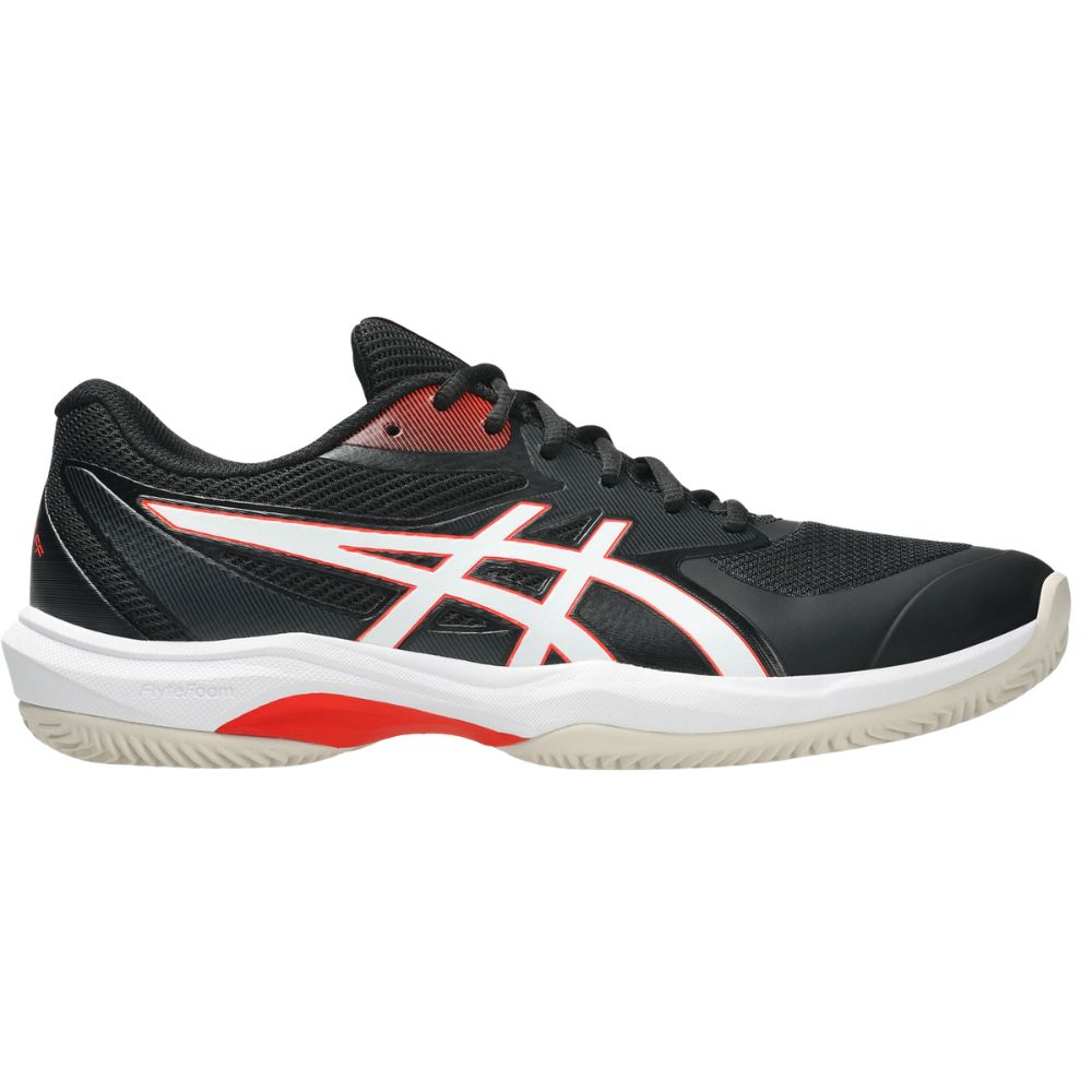 Asics Tennisschoen Game FF Clay / OC Heren Zwart Wit