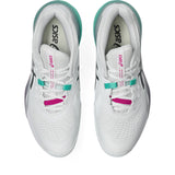 Asics Tennisschoen Gel Resolution X Clay Heren Wit Groen Boven