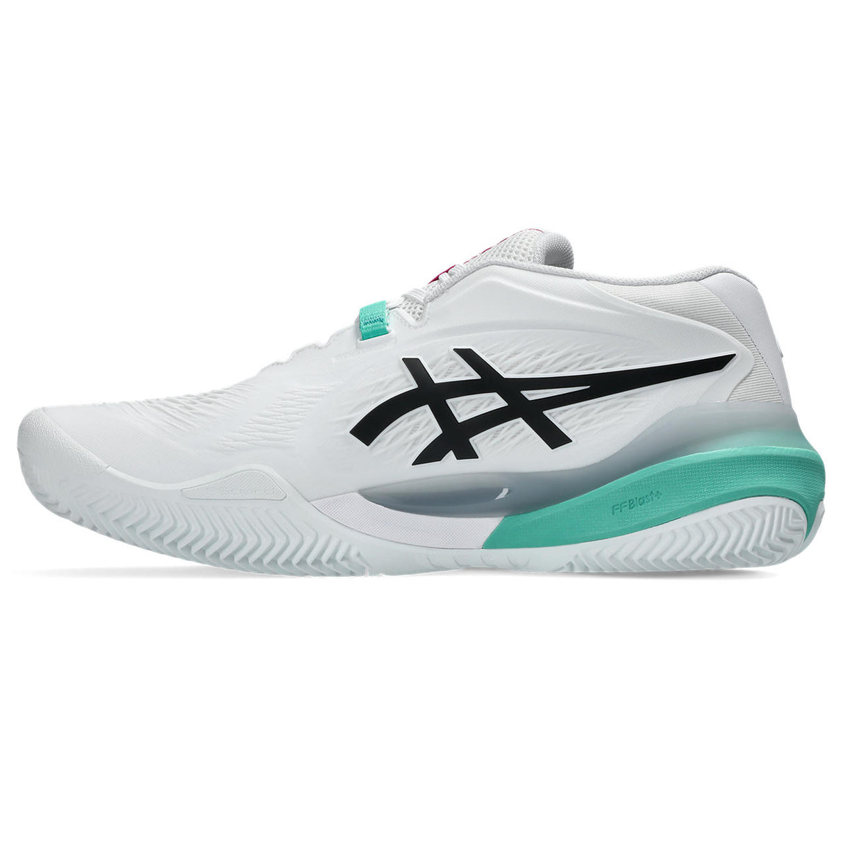 Asics Tennisschoen Gel Resolution X Clay Heren Wit Groen Links2