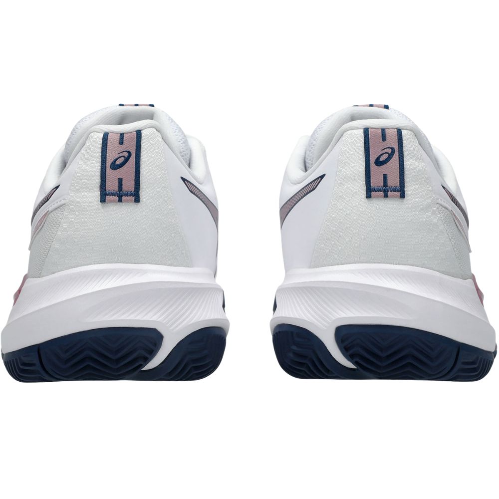 Asics Tennisschoen Gel Challenger 15 Clay Dames Wit Roze Achterkant