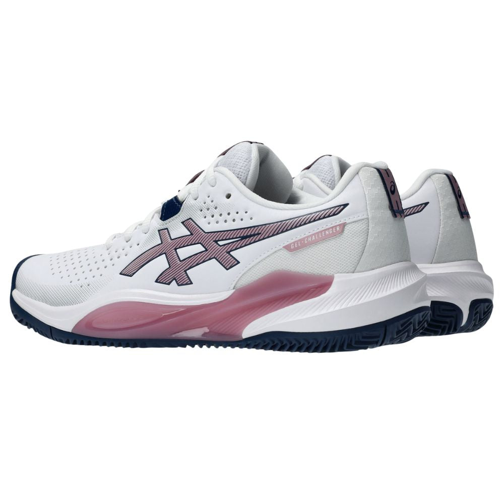 Asics Tennisschoen Gel Challenger 15 Clay Dames Wit Roze Zij