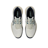 Asics Tennisschoen Gel Challenger 15 Indoor Heren Offwhite Blauw Bovenkant
