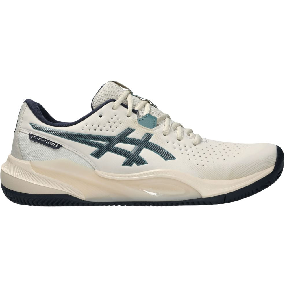 Asics Tennisschoen Gel Challenger Heren 15 Clay Heren Wit Blauw 