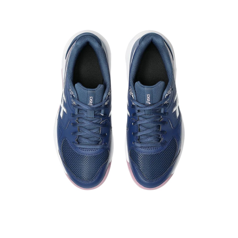 Asics Tennisschoen Gel Dedicate 9 Clay Dames Donkerblauw Bovenkant