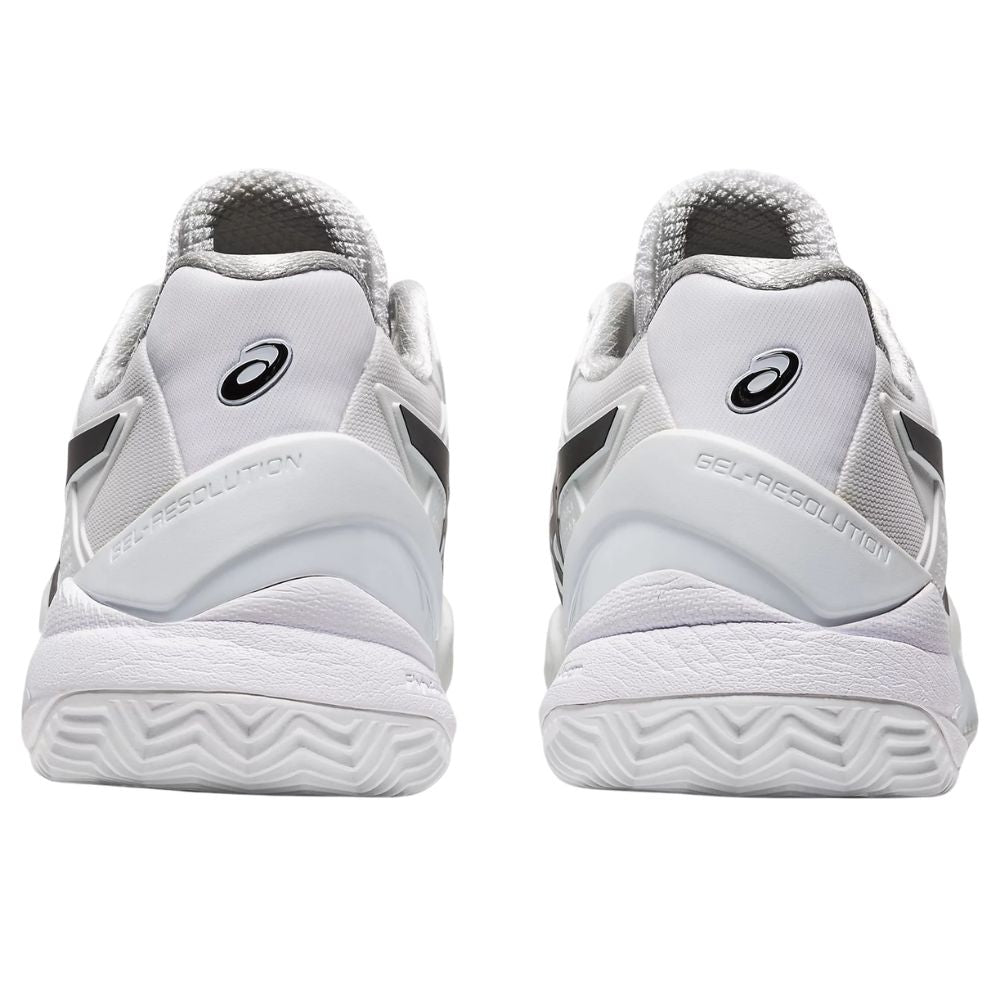 Asics Tennisschoen Gel Resolution 8 Clay Dames Wit Achterkant