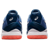 Asics Tennisschoen Gel Resolution 8 Clay Heren Blauw Achterkant