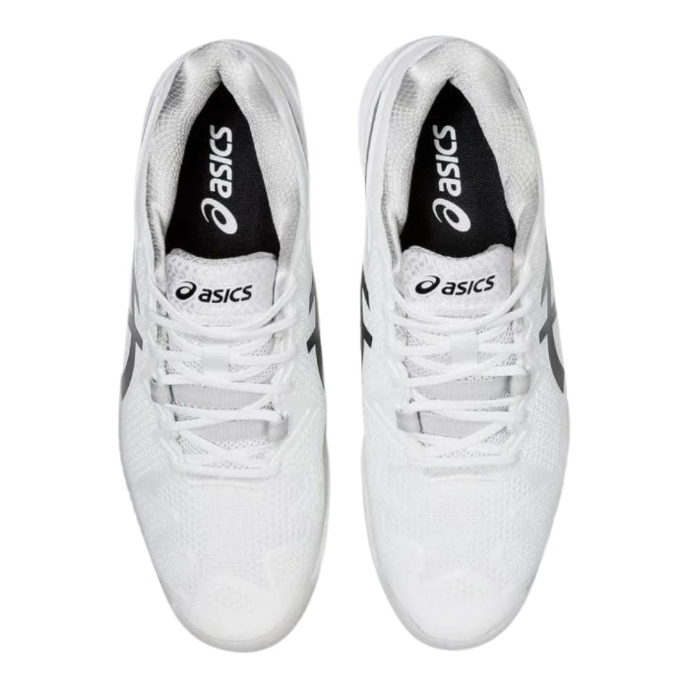 Asics Tennisschoen Gel Resolution 8 Clay Heren Wit Bovenkant