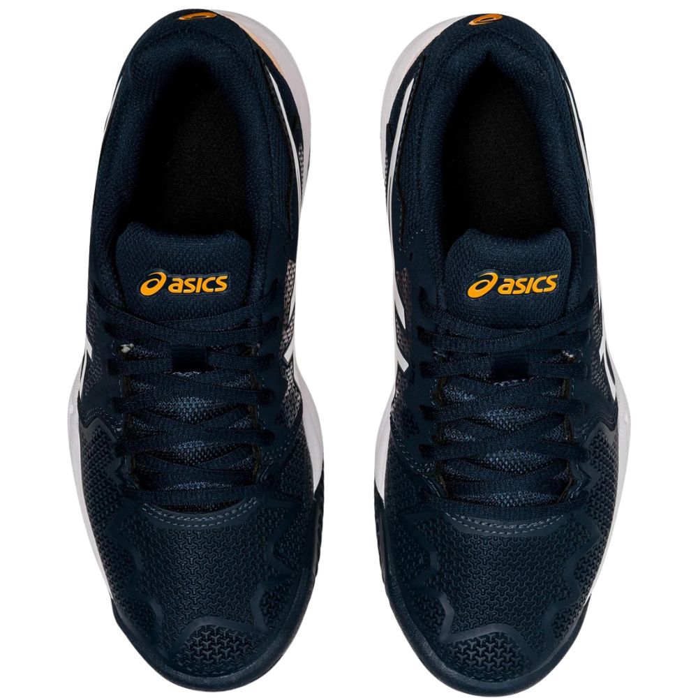 Asics Tennisschoen Gel Resolution 8 Clay Junior Donkerblauw Bovenkant
