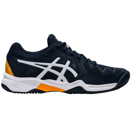 Asics Tennisschoen Gel Resolution 8 Clay Junior Donkerblauw