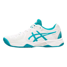 Asics Tennisschoen Gel Resolution 8 Clay Junior Wit Turquoise Links