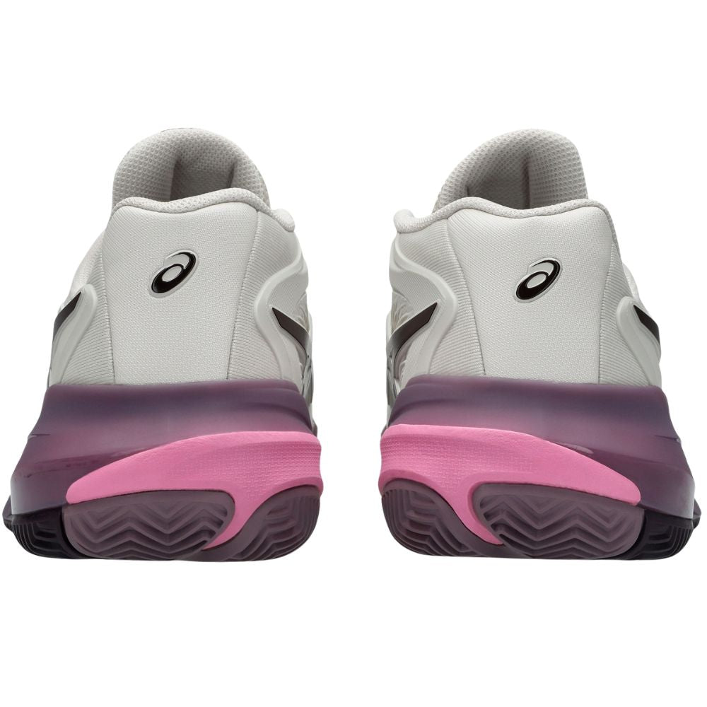 Asics Tennisschoen Gel Resolution X Clay Dames Wit Paars Achterkant