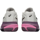 Asics Tennisschoen Gel Resolution X Clay Dames Wit Paars Achterkant