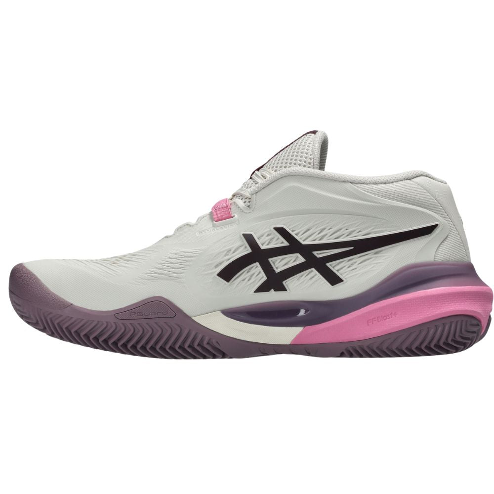 Asics Tennisschoen Gel Resolution X Clay Dames Wit Paars Links