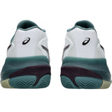 Asics Tennisschoen Gel Resolution X Clay Heren Wit Groen Achterkant