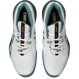 Asics Tennisschoen Gel Resolution X Clay Heren Wit Groen Bovenkant