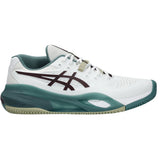 Asics Tennisschoen Gel Resolution X Clay Heren Wit Groen Voorkant