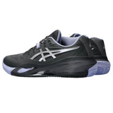 Asics Tennisschoen Gel Resolution X Clay Night Energy Heren Donkergrijs Zijkant