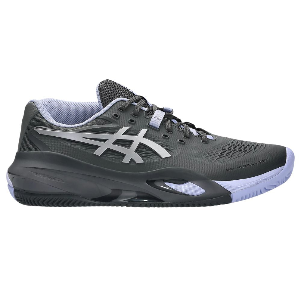 Asics Tennisschoen Gel Resolution X Clay Night Energy Heren Donkergrijs