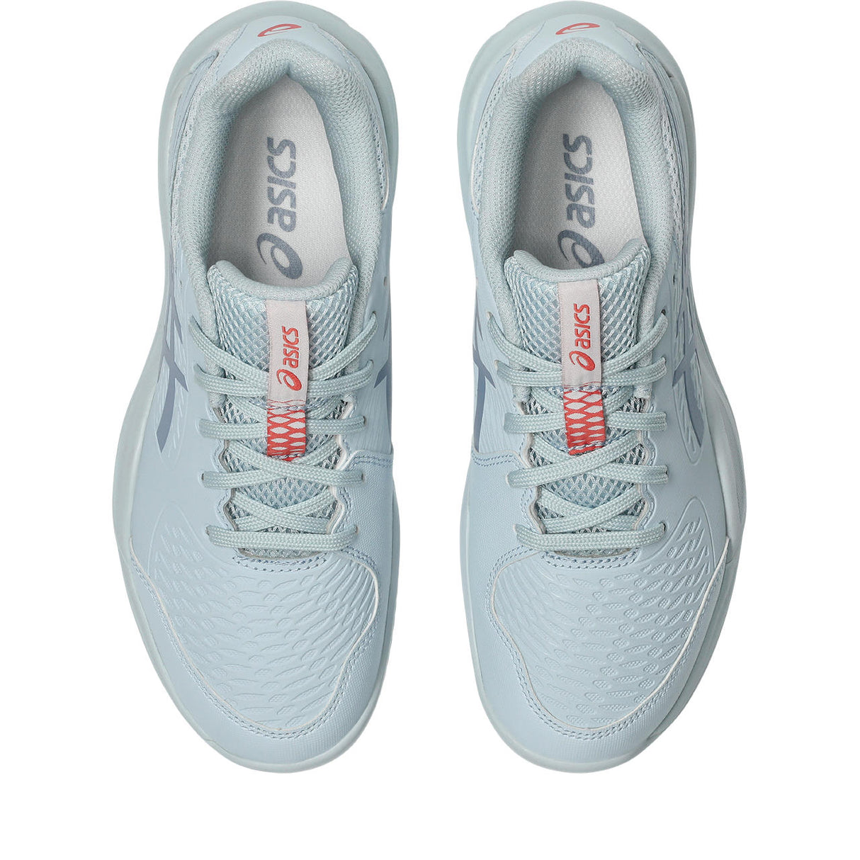 Asics Tennisschoen Gel Resolution X GS Clay Junior Grijs Blauw bovenkant
