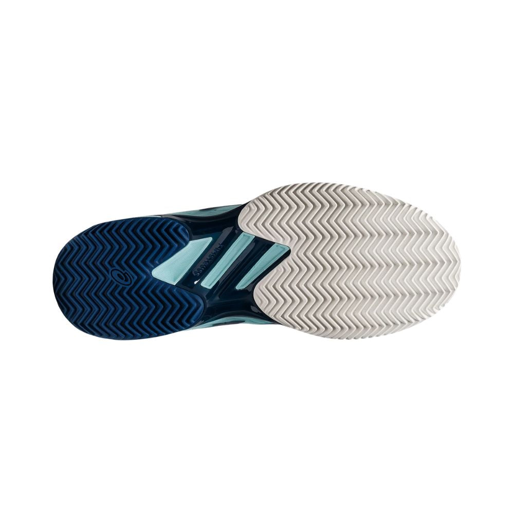 Asics Tennisschoen Solution Speed FF 2 Clay Dames Blauw Onderkant