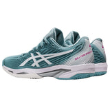 Asics Tennisschoen Solution Speed FF 2 Clay Dames Blauw Wit