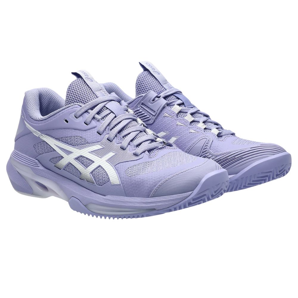 Asics Tennisschoen Solution Speed FF 4 Clay Dames Paars Buitenkant