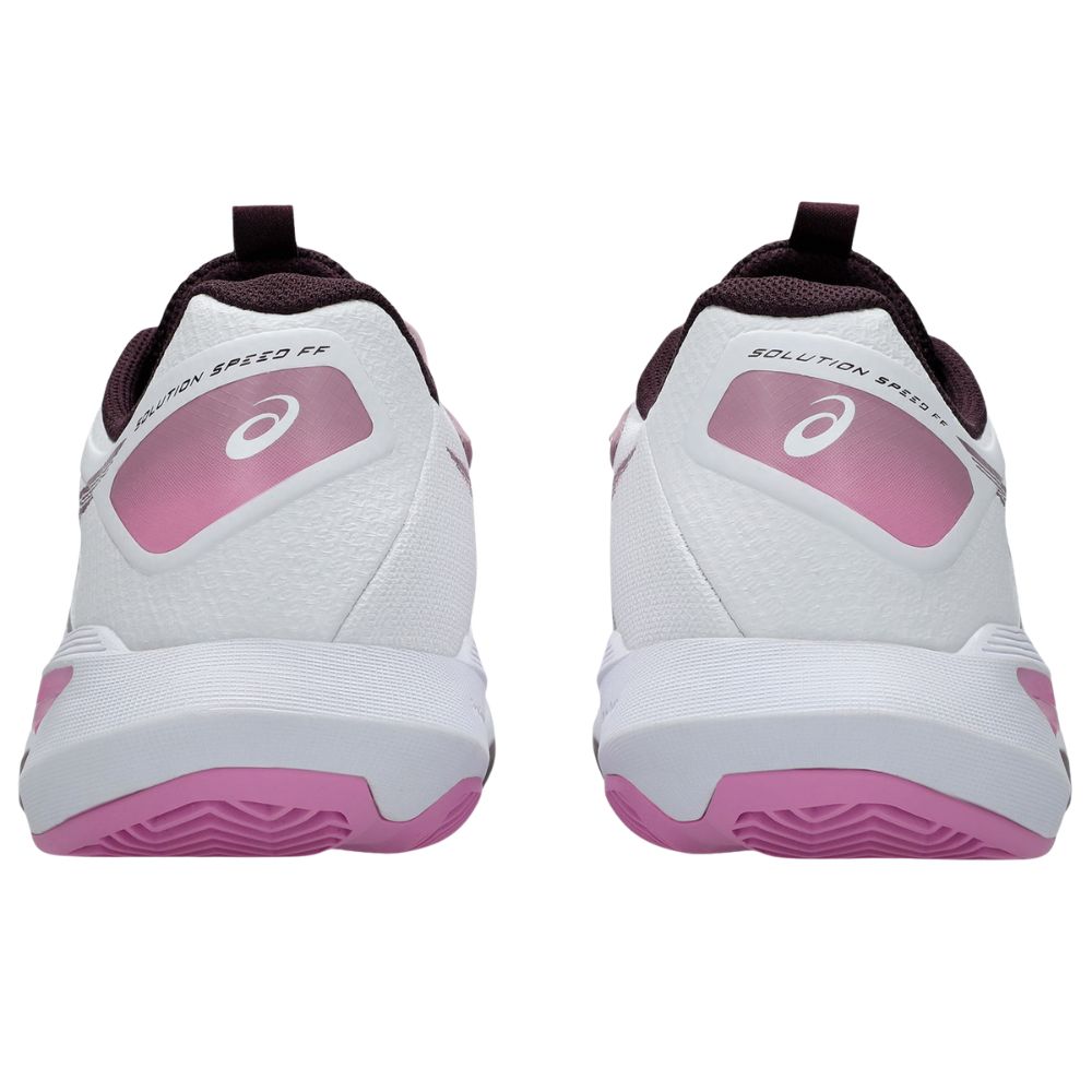Asics Tennisschoen Solution Speed FF 4 Clay Dames Wit Roze Achterkant