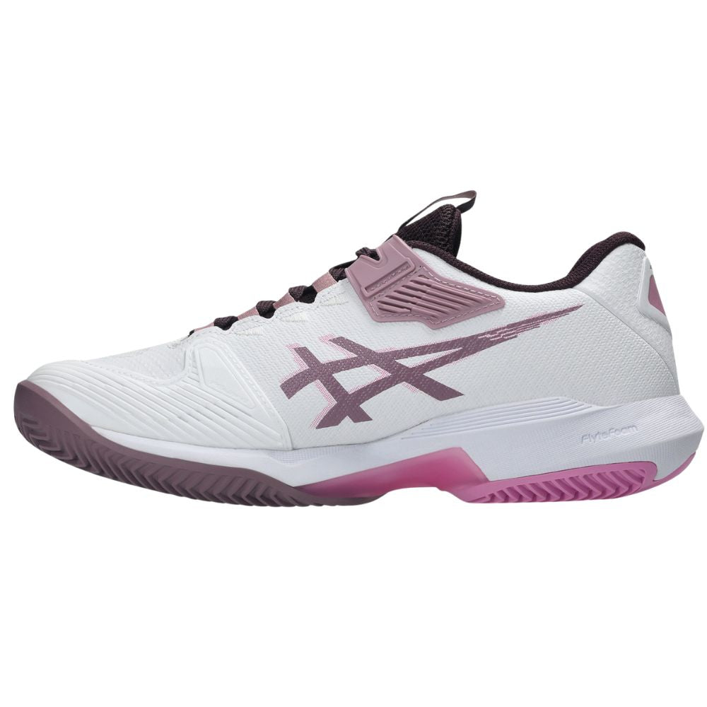 Asics Tennisschoen Solution Speed FF 4 Clay Dames Wit Roze Links