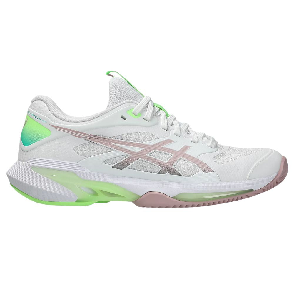 Asics Tennisschoen Solution Speed FF 4 Clay Dames Wit Roze