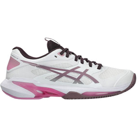 Asics Tennisschoen Solution Speed FF 4 Clay Dames Wit Roze