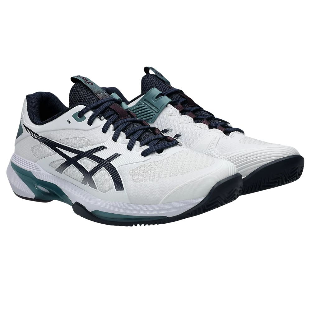 Asics Tennisschoen Solution Speed FF 4 Clay Heren Wit Buitenkant