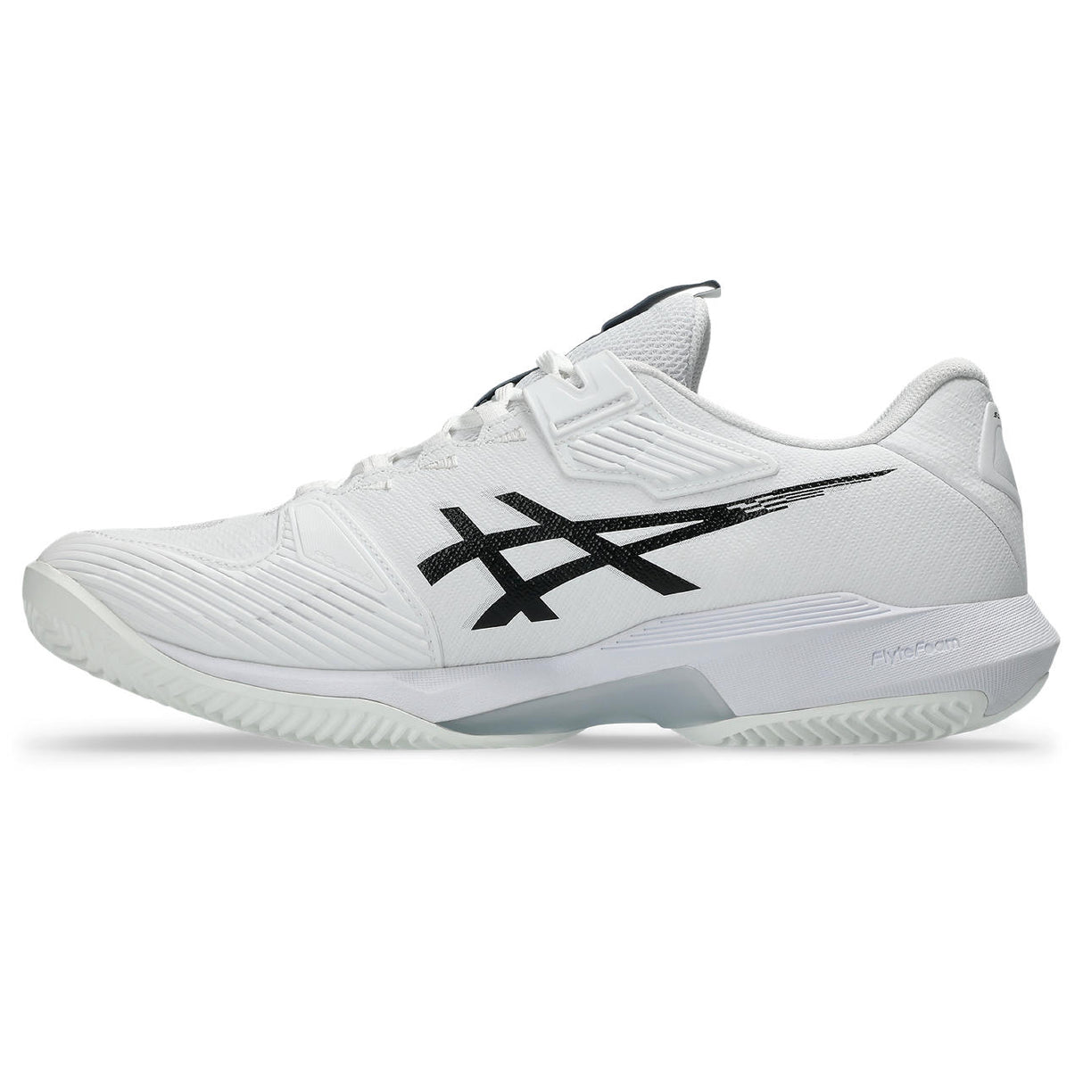 Asics Tennisschoen Solution Speed FF 4 Clay Heren Wit Zwart Links