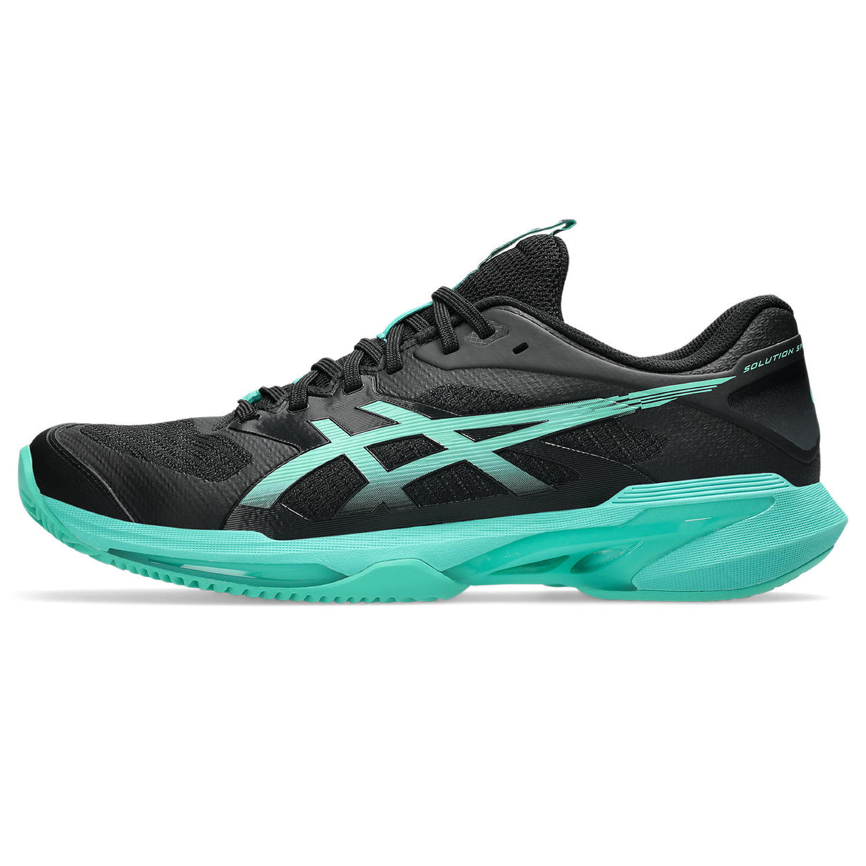 Asics Tennisschoen Solution Speed FF 4 Clay Heren Zwart Groen Links 2