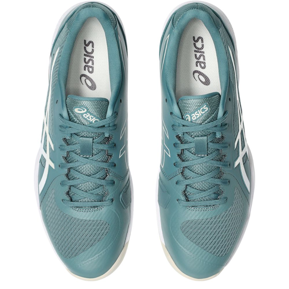 Asics Tennisschoen Solution Swift FF 2 Clay Heren Groen Wit Bovenkant