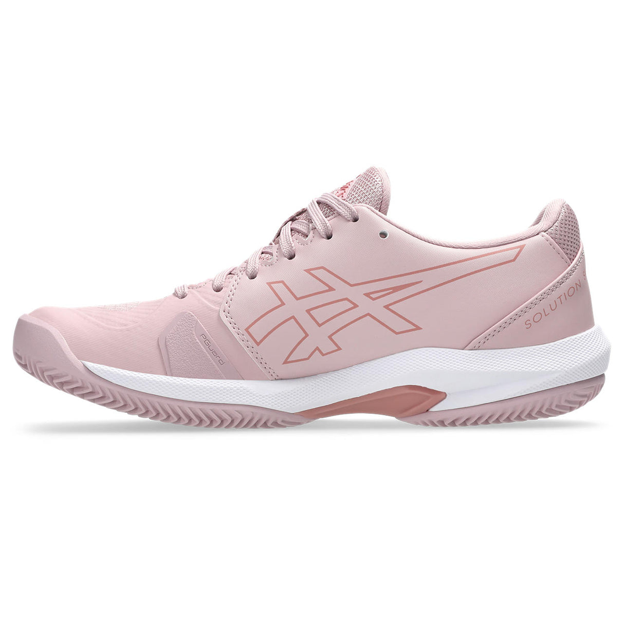 Asics Tennisschoen Solution Swift FF Clay Dames Roze Zijkant 2