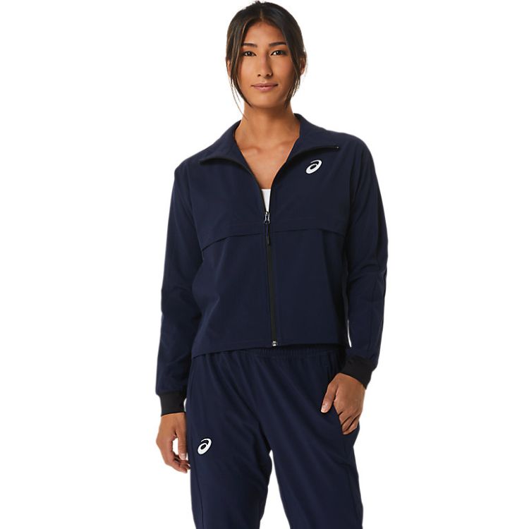 Asics Damen Match Jacke, Marineblau