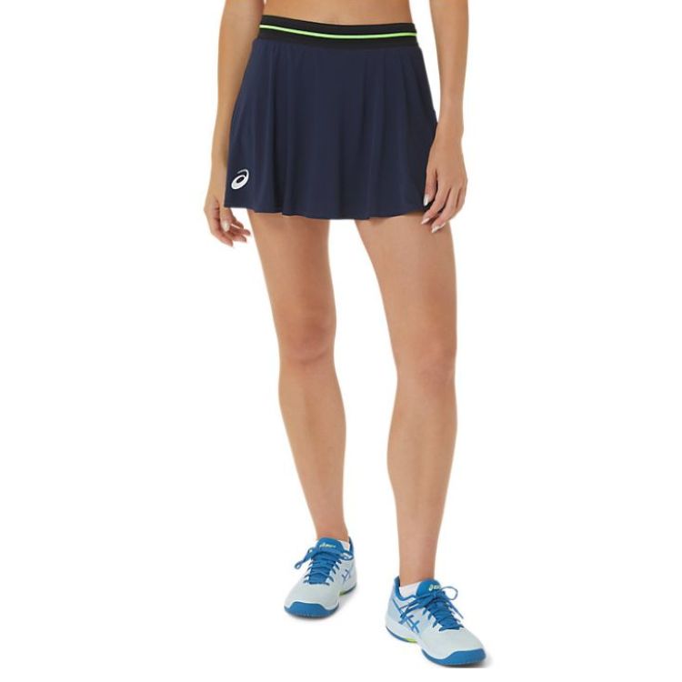 Asics Skort Match Graphic Dames Navy