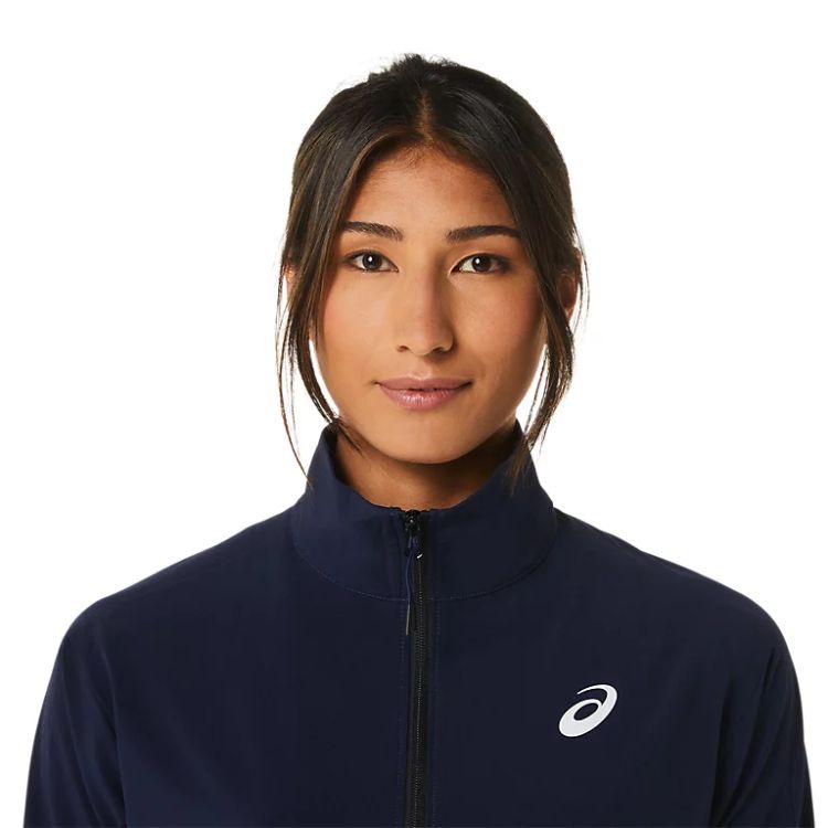 Asics Damen Match Jacke, Marineblau